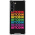 Rainbow Bitcoin Galaxy S24 FE Clear Case